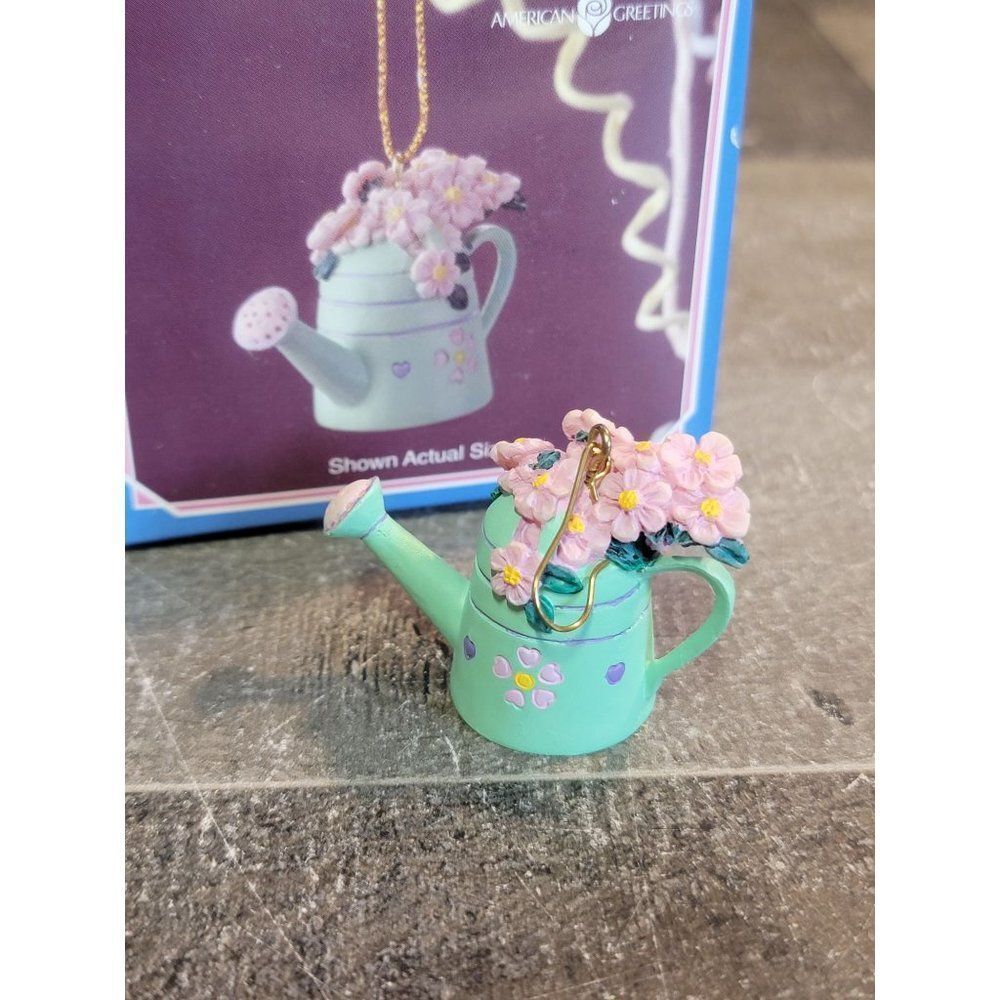 Forget me not American Greetings Garden Fresh ornament Xmas decor